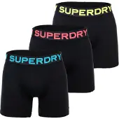 Superdry M3110476a Boxers 3 Units Noir M Homme