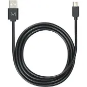 Mobilis 001278 câble USB 1 m USB A USB C/Lightning Noir