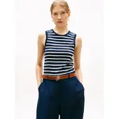 Tommy Hilfiger Cody Sleeveless T-shirt Bleu XL Femme