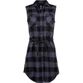 Brandit Chemisier 'Gracey' gris / noir