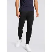 Puma Pantalon de sport 'TeamRise' noir / blanc