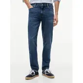 Tommy Hilfiger Jean 'Denton Whiskered Straight' bleu foncé