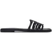 Tommy Hilfiger Mule 'Logo Strap' noir