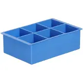 Hendi Bac à glaçons , cubes XL, bleu, 170x110x(H)52mm