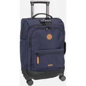 Cabaia trolley Soft Suitcase 4 Wheels Essentials Trolley Reykjavik bleu marine 55cm