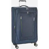 American Tourister trolley Wanderlite Spinner Exp. TSA Dark Navy bleu marine 80cm