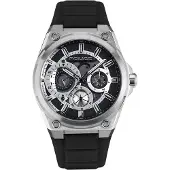 Police Montre - - Mixte - Analogique-Numérique - Bracelet en Silicone - Étanchéité 5 ATM