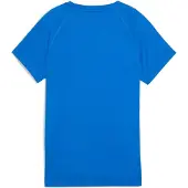 Puma Femmes, T-shirt de sport, W CROSS THE LINE TEE 3.0 (M), Bleu, M