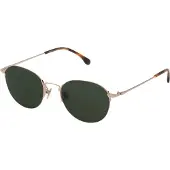 Lozza Lunettes de soleil - - Sl2355-510300 - Monture classique - Couleur canneberge - Verres verts