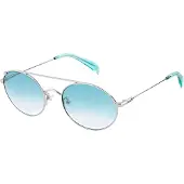 Tous Lunettes de soleil - - STO386-53579Y - Argent - Verre bleu - Tendance