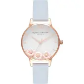Olivia Burton Montre - - OB16CH04 - Analogique - Cuir véritable - Or rose 30mm