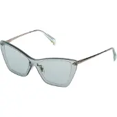 Police Lunettes de soleil - - SPL936 - Aviator - Noir - Verres gris - Catégorie 3