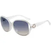 GUESS Go00010-5821w Woman Sunglasses Blanc CAT3 Degraded Femme