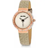 Folli Follie Montre Femme - - WF13B032SP - Cuir - Ø 28 mm - Quartz
