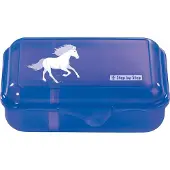 Step by step Boîte à goûter Step by Step avec fermeture à clic, lavable au lave-vaisselle, Lunch box, Bleu
