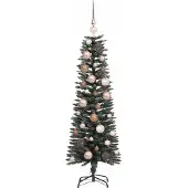 vidaXL Sapin de Noël artificiel avec 150 LED Vert 40,5 x 40,5 x 120 cm