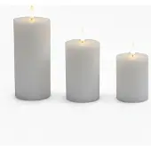 Relaxdays 3x bougies (3x)
