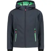 CMP Fix Hood 3a29385n Softshell Jacket Bleu 6 Years Enfants