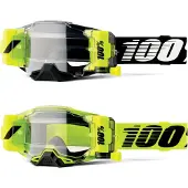 100% Armega Forecast Off-road Goggles Jaune Clear