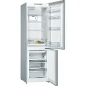 Bosch Serie 2 KGN36NLEA réfrigérateur-congélateur Autoportante 305 L E Acier inoxydable