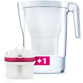 BWT Carafe filtrante Vida, 2,6 l + 1 cartouche filtrante minéralisée au magnésium