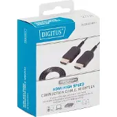 Digitus HDMI Anschlusskabel, HighFlex St/St, 2.0m, sw