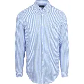Steppin' Out Chemise Large Rayée Bleue