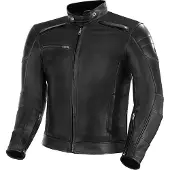 SHIMA Blake blouson en cuir de moto, noir, L