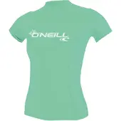 O'Neill Basic Skins Short Sleeve Rash Guard Bleu L Femme