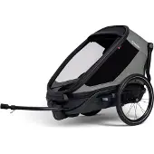 Hamax Siege Velo Enfant Arriere Simple Vert/noir - Confort Et Securite Renforcee -