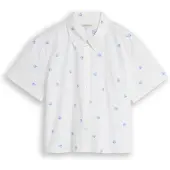 Tom Tailor DENIM Chemisier bleu clair / blanc