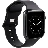 Gear Bracelet de montre Silicone BLACK (Silicone), Sangles de montre, Noir