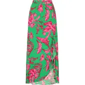 IZIA Jupe 'Back To School' vert / rose clair / rose foncé