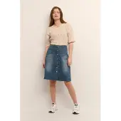 Cream Jupe 'CR Lone' bleu denim / noisette