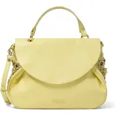 Braccialini Sac à Main Femme Cuir Véritable Jaune Fermeture Magnétique 40x30 cm Yellow UNICA B17243-GIALLO