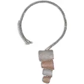 Steuer Chaîne or rose / gris