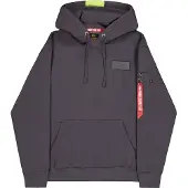 Alpha industries Red Stripe Hoodie Gris M Homme