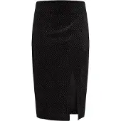 Faina Jupe or / noir