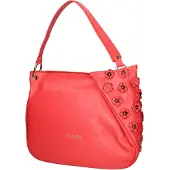 Braccialini Sac à Épaule Femme Cuir Véritable Blanc, , Noir, Rouge Bianco UNICA 37x34x10 cm B17242-BIANCO