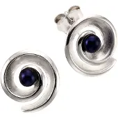 Zeeme Boucles d'oreilles argent