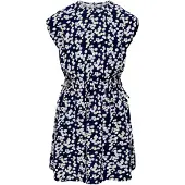 ONLY GIRLS Robe 'KOGZALINA' bleu foncé / jaune / blanc