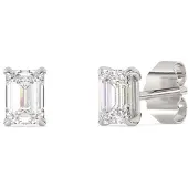 Diam Addict Boucles d'oreilles blanc