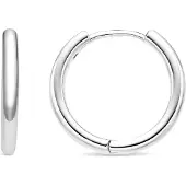 Luxenter Boucles d'oreilles 'Thibu' argent