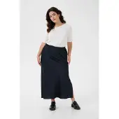 KAFFE CURVE Jupe 'Vira' noir