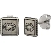 Cai Boucles d'oreilles noir / argent