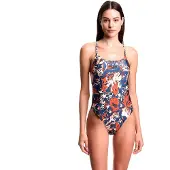 Emporio Armani pour femme. EW000797_AF20242 Maillot de bain Piece bleu (L), Beachwear, Polyamide