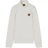 EA7 pour homme. 7X000457_AF12660 Sweat Modern blanc cassé (L), Casuel, Coton
