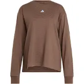 Adidas 3 stripes Femme - T-Shirts, Marron - Taille 36 - Jersey de coton