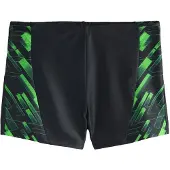Next Shorts de bain émeraude / vert gazon / noir