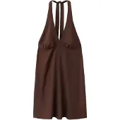 MANGO TEENS Robe 'CASCAIS' marron